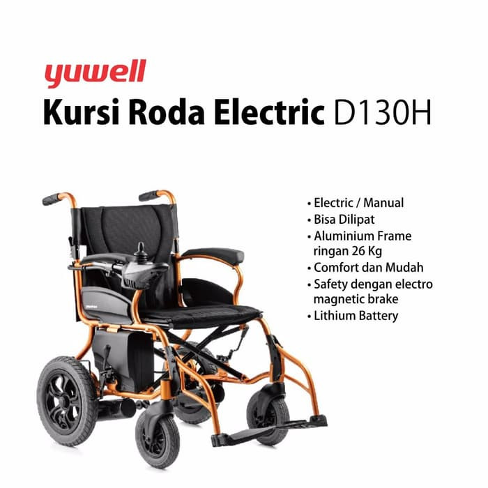 New Kursi Roda Electric D130H Yuwell