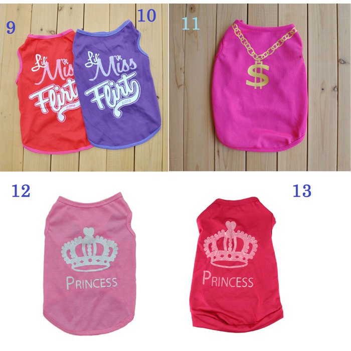 Baju anjing baju kucing baju hewan kostum anjing pakaian anjing