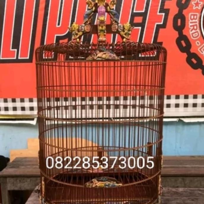 .........] sangkar murai batu no 1 ukir motiv tari Bali sangkar murai jati
