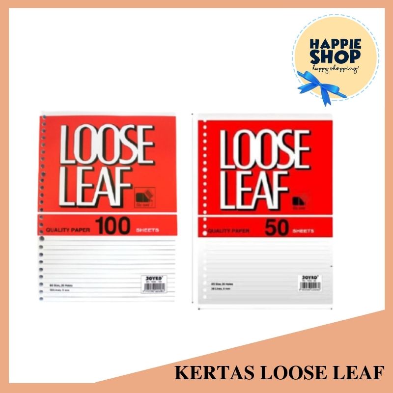 

REFILL kertas file note murah loose leaf paper joyko B5 isi 50 lembar dan 100 lembar