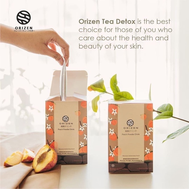 Orizen detox tea + collagen FREE TAS