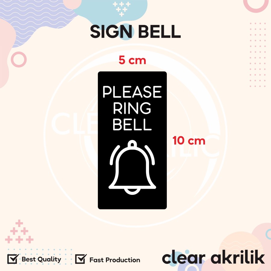 Sign Bell Rumah Akrilik / Sign Akrilik 2