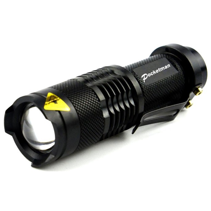 Senter LED Waterproof Gunung Camping Outdoor 2000 Lumens Pocketman