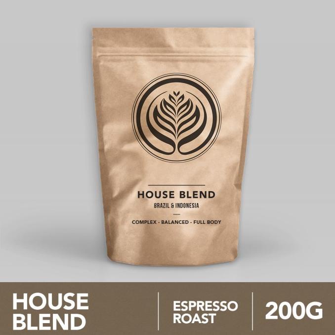 

[ COD ] House Blend 200g - Biji Kopi Arabika 200gr | Coffeenatics DISKON Kode 125