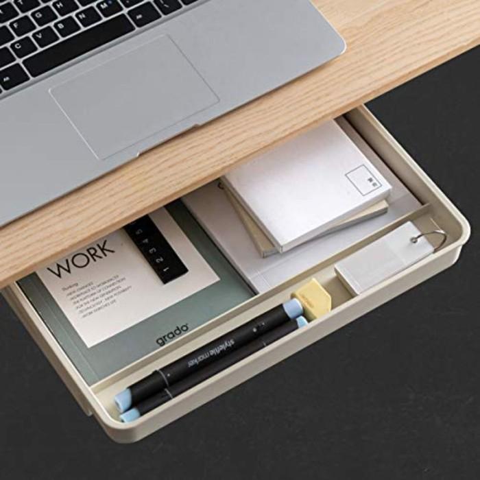 

Delia | Airtaxiing Under Desk Drawer - Large Under Table Hidden Drawer Desktop