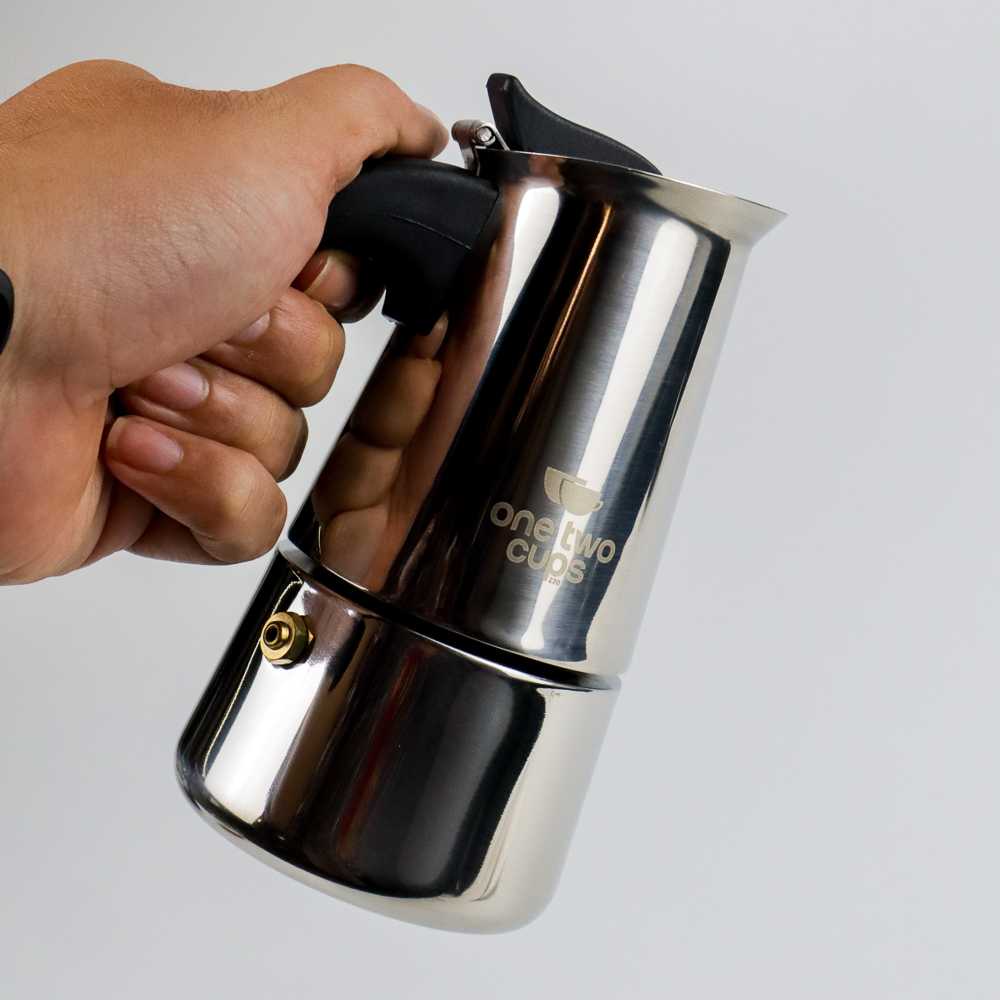 Moka Pot Expresso Espresso Coffee Maker Stainless 2 4 6 9 Cup Teko Stovetop Filter Pembuat Kopi