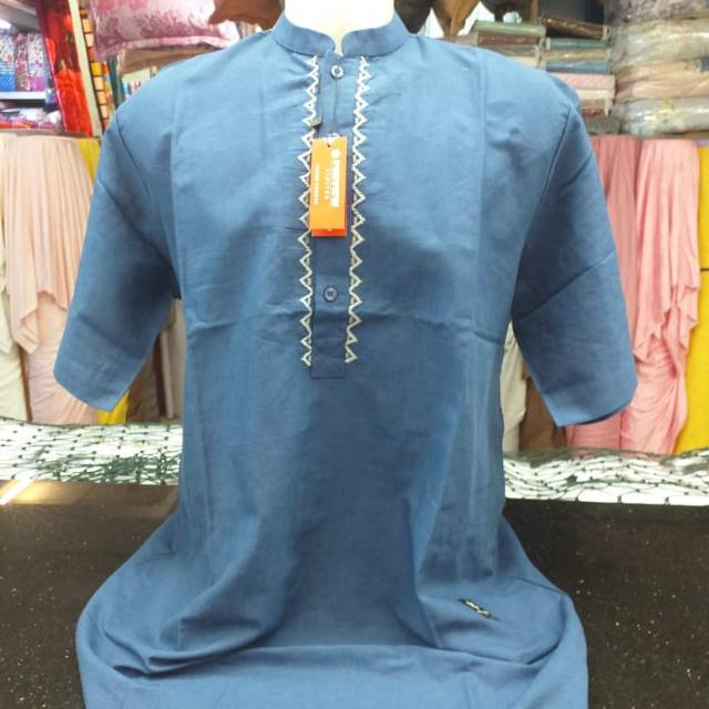 Baju koko pria Itang yunasz(tangan pendek)