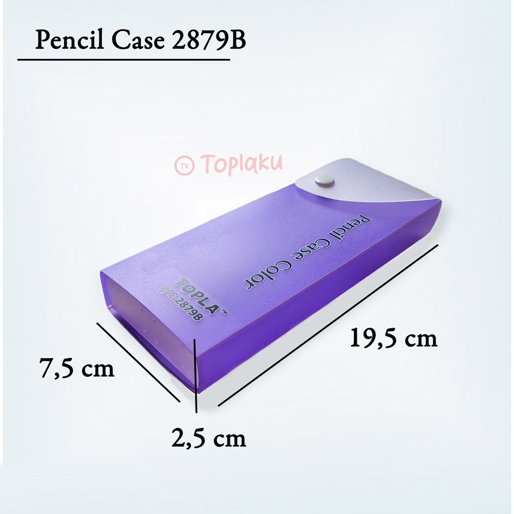 TOPLA Tempat Pensil Besar Anak Laki Laki Perempuan Kotak Pensil Pinsil Pencil Case Large Capacity Sekolah