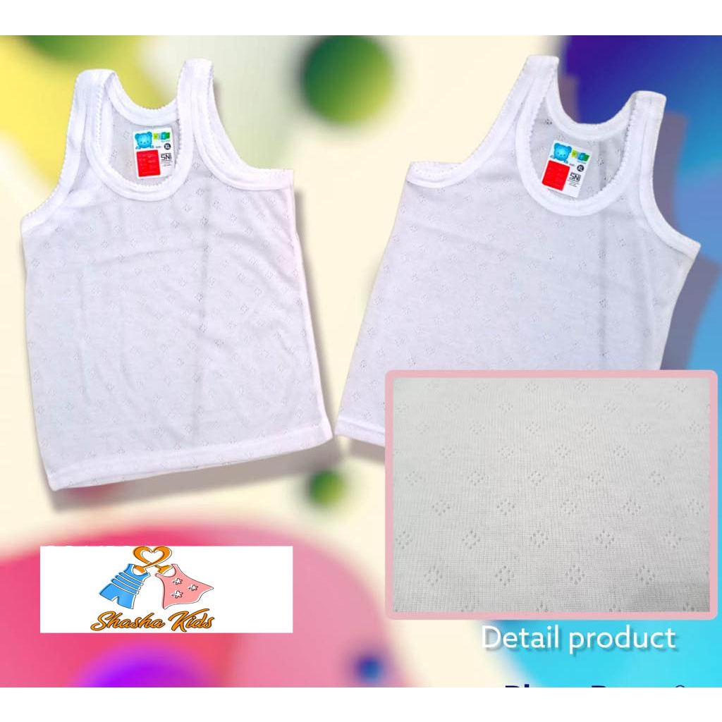 [STL-03] Kaos singlet bayi usia 0-12 bln