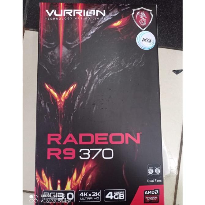 Vga Card Vurrion Ati Radeon R9 370 4Gb Ddr5 256Bit Garansi Resmi Amandacaeesa