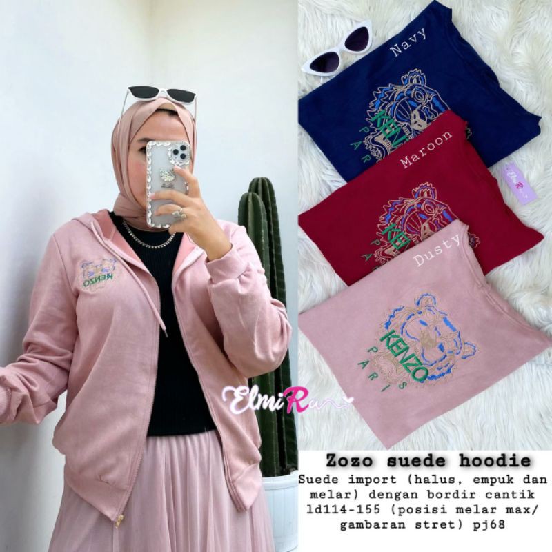 ZOZO SUEDE HODIE ORIGINAL BY ELMIRA