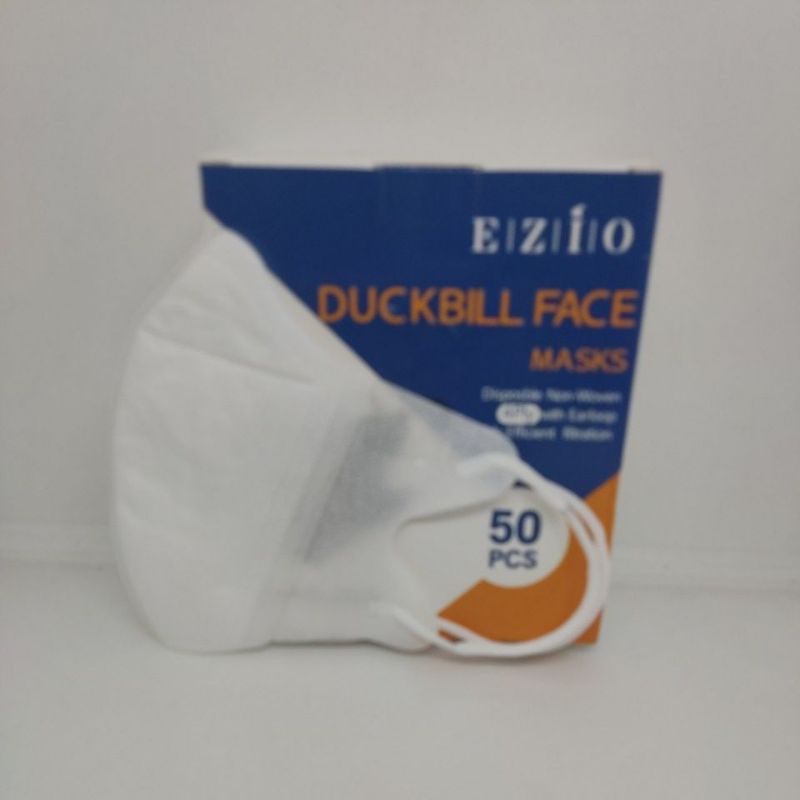 MASKER DUCKBILL GARIS  4PLY EZIO  ISI 50 LEMBAR