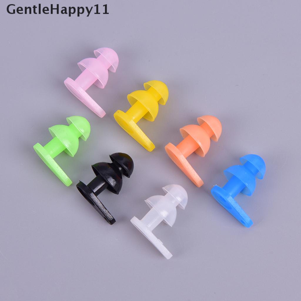 Gentlehappy 1pasang Ear Plugs Silikon Penyumbat Telinga Anti Air Olahraga Air Renang Aksesoris