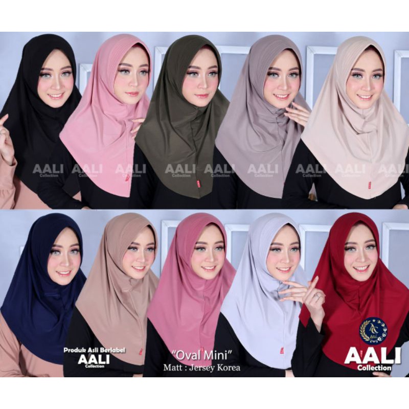 Aali Collection Bergo Jersey Polos Oval Mini