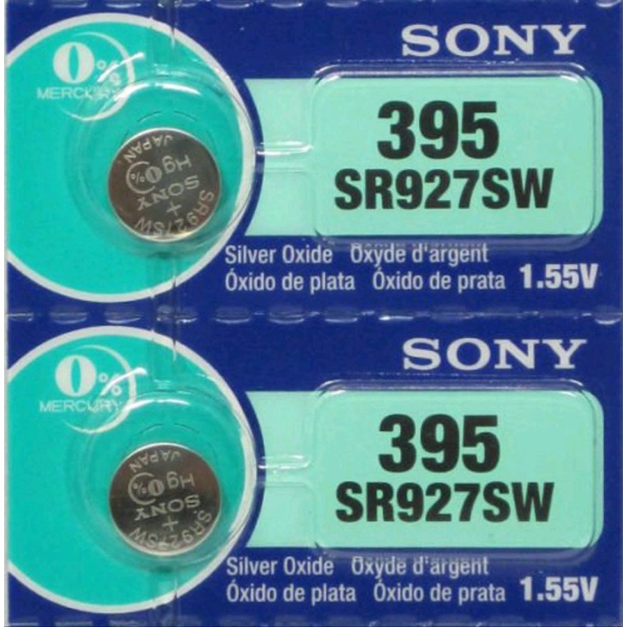 ORIGINAL BATRE BATERAI JAM SONY 395 SR927W / SR 927 W SW | benny86