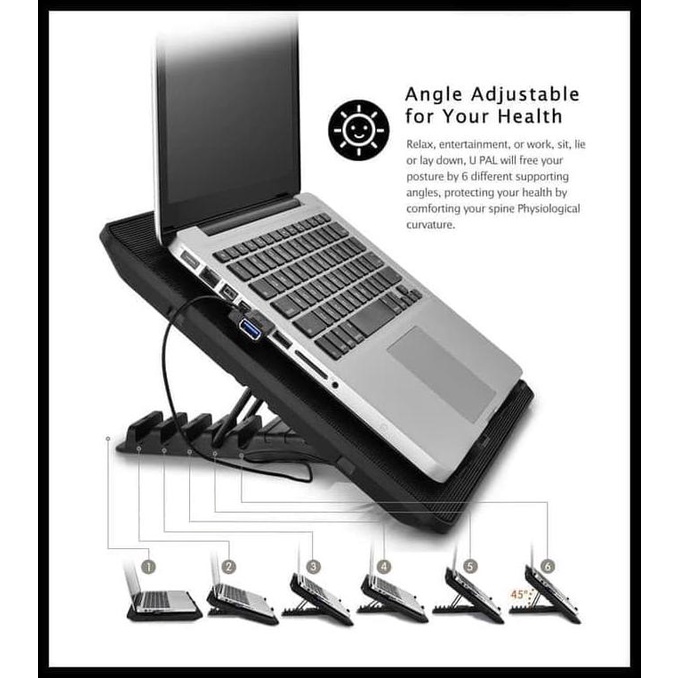 Terpercaya Kipas Laptop Deepcool Upal 15 Inch