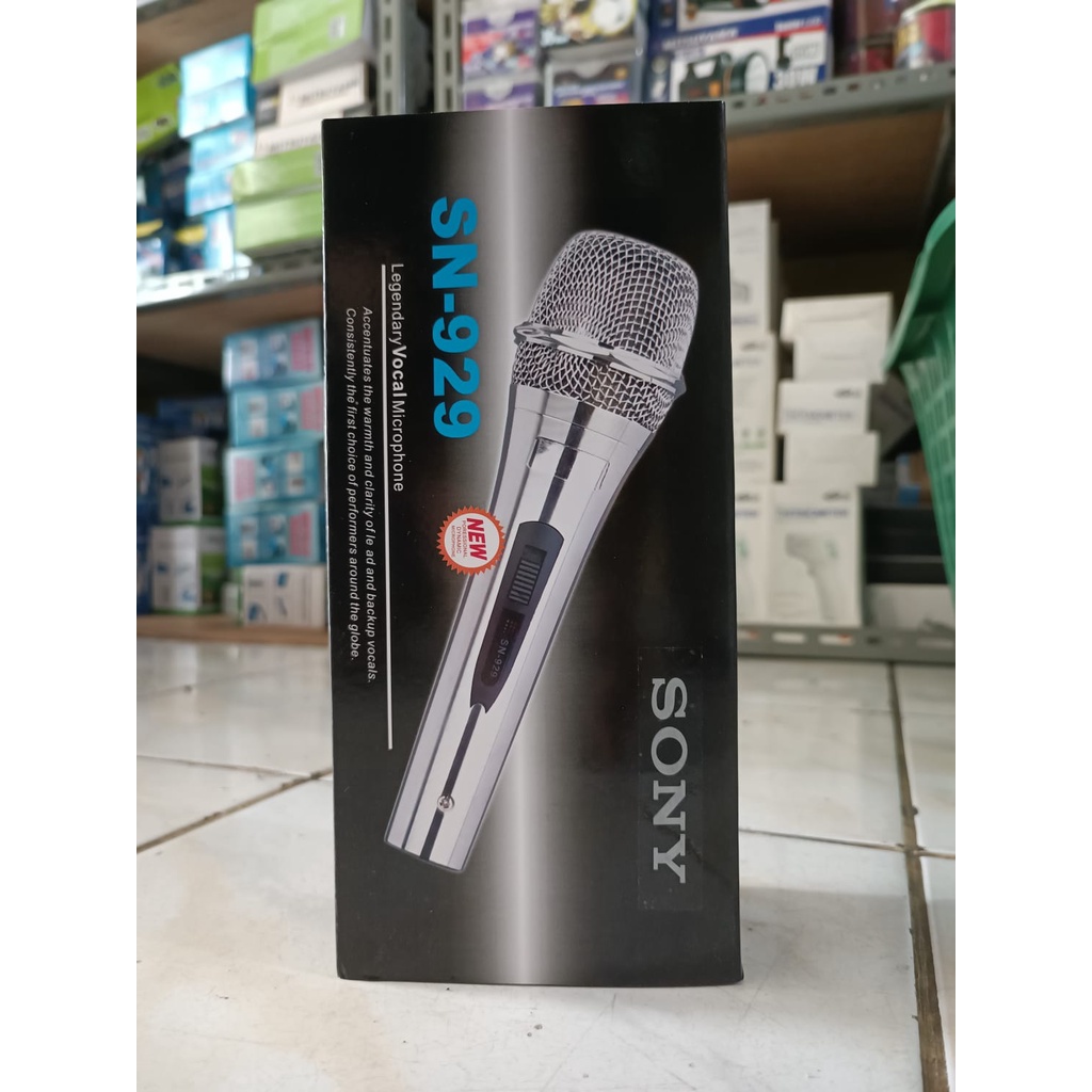 Mik Kabel sony Sn 909 Microphone SONY SN909 SN-909 Mic kabel mikrofon karaoke VOCAL