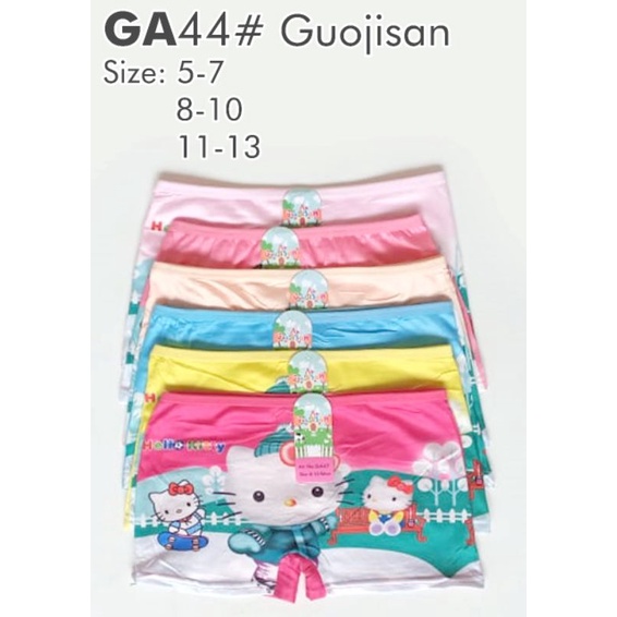 6 pcs Celana dalam boxer anak perempuan