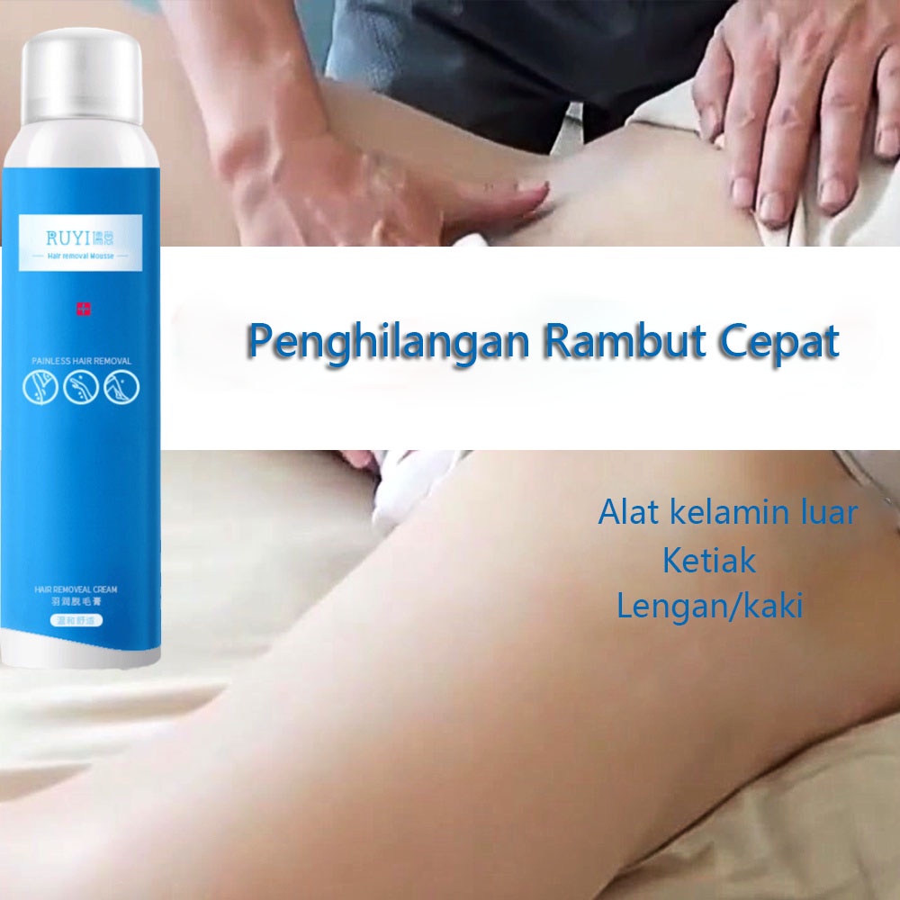 krim penghilang bulu penghilang bulu permanen penghilang bulu ketiak 150g Unisex Spray Penghilang Bulu Halus Nyaman Menghilangkan Bulu Dengan Lembut