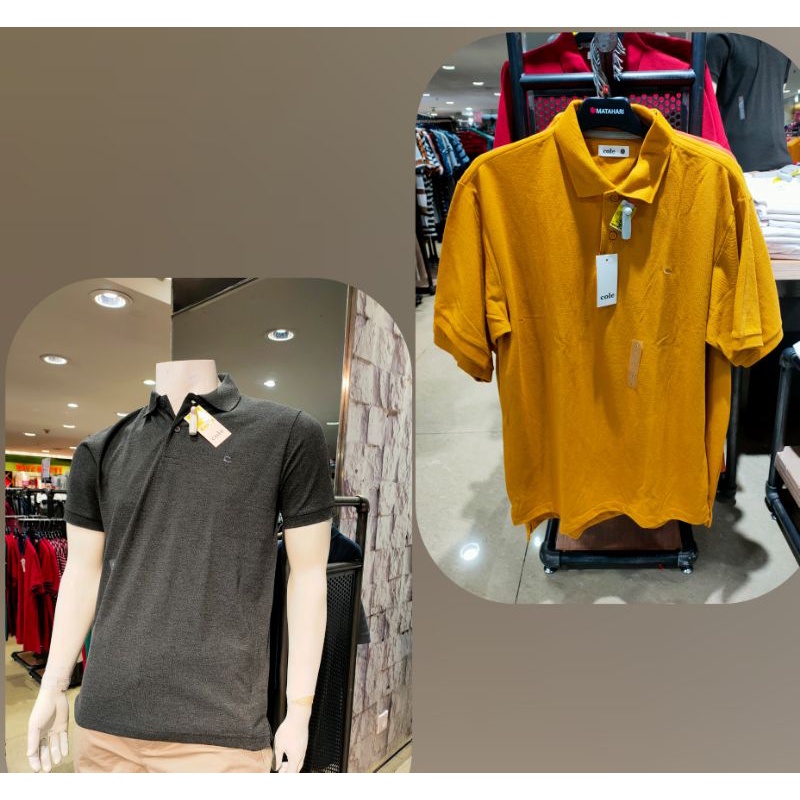 kaos polo laki² merk cole,barang oruginal matahari dept.store