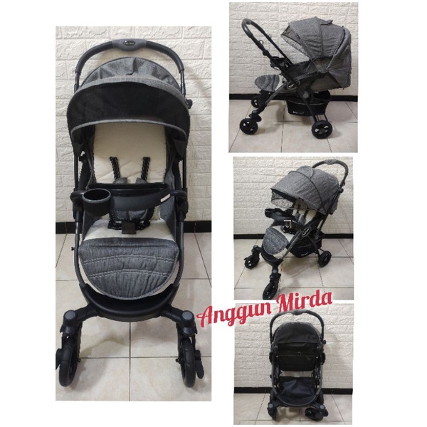 STROLLER STROLER KERETA DORONG BAYI BEKAS MURAH BABYELLE ASPEN
