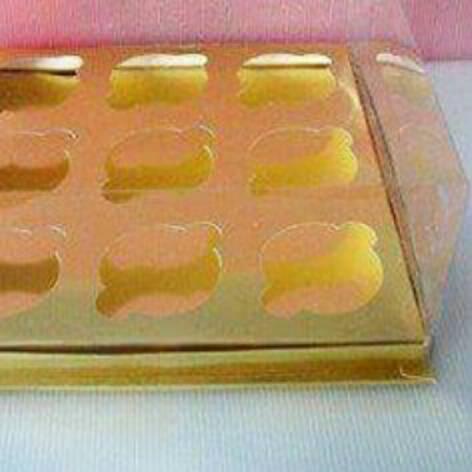 

➥ Box Cupcake isi 9 GOLD 25x25x12 cm Kotak Mika Donat Dus Kue Kardus Emas Muffin Cake Pudding Karton ☟