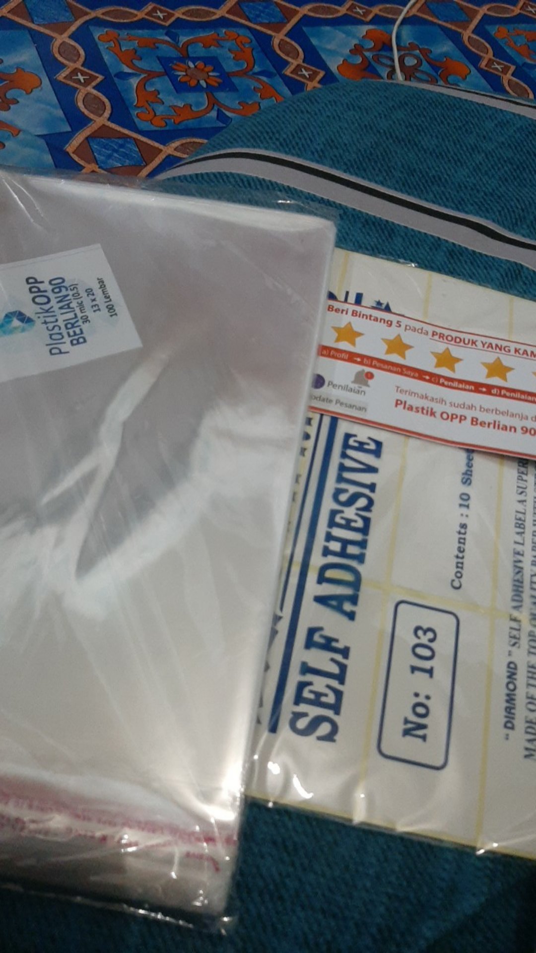 13 X 20 Cm Plastik Opp Tebal 30 Micron (0,5) Plastik Kemasan / Plastik Undangan