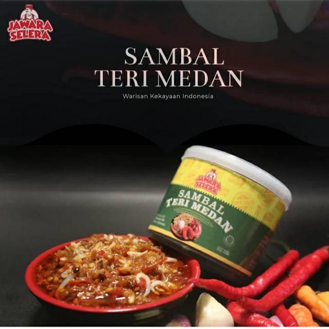 [ TERLARIS ] Sambel Teri / Sambal Teri Medan JS 135gr / Sambal Pedas