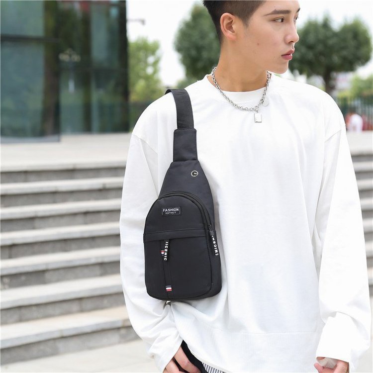 (Cod) Tas Selempang Pria Qiwufy/Qivuey | Sling Bag Earphone Hole