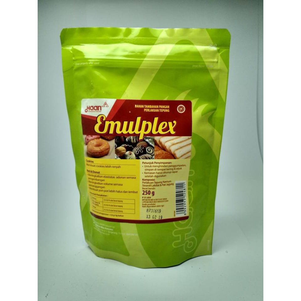 

Emulplex Haan 50 gr 25 gr PERENYAK KUE MAKANAN / Emplex / Perenyah Kue / Emplek / Emulplek / Emulsifier / Instant / Bahan Perenyak Makanan Kue cookies