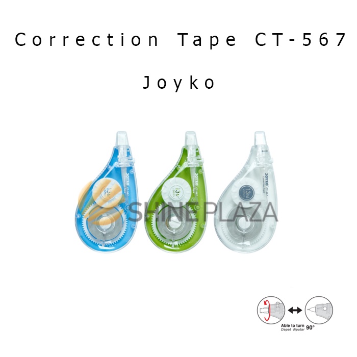 

Correction Tape Tip X - Tip Ex Kertas Roll Joyko CT-567