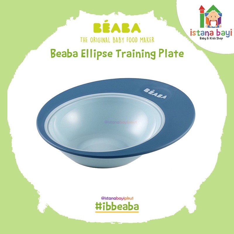 Beaba Training Plate Ellipse - Tempat Makan