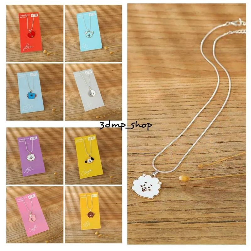 Kalung necklace BT21 Koya Cooky RJ Tata chimmy