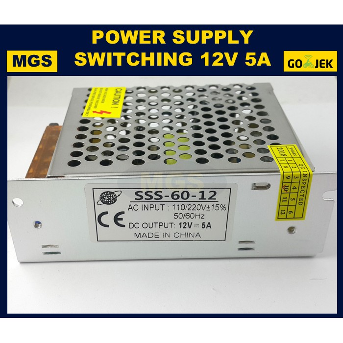 Power Supply Switching 12v 5a