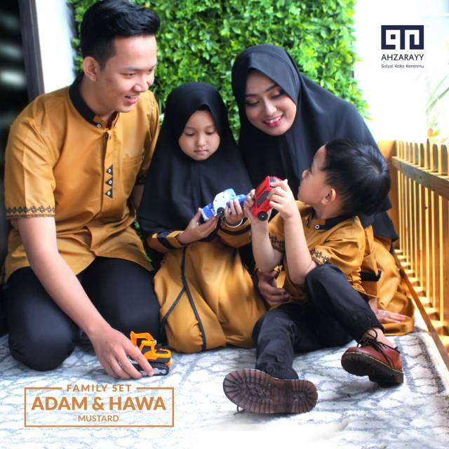 Family set ahzarayy//koko couple//sarimbit keluarga original ahzarayy.