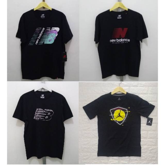  Kaos  tshirt New Balance ORIGINAL warna Navy size  M L 