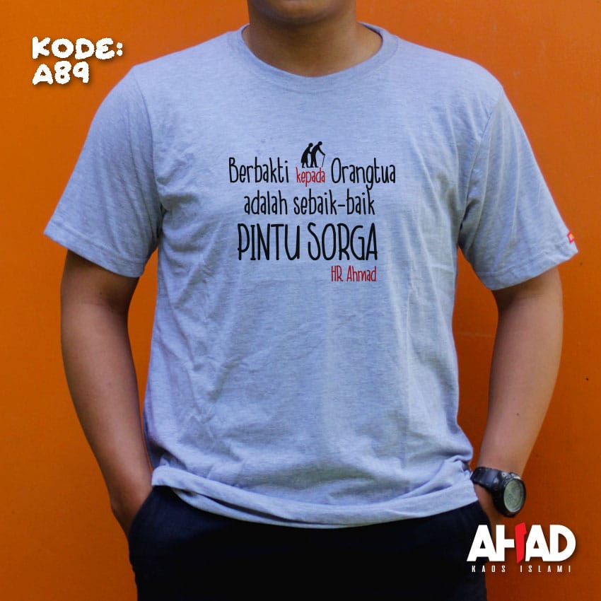 Kaos islami ahad-berbakti kepada orang tua A90