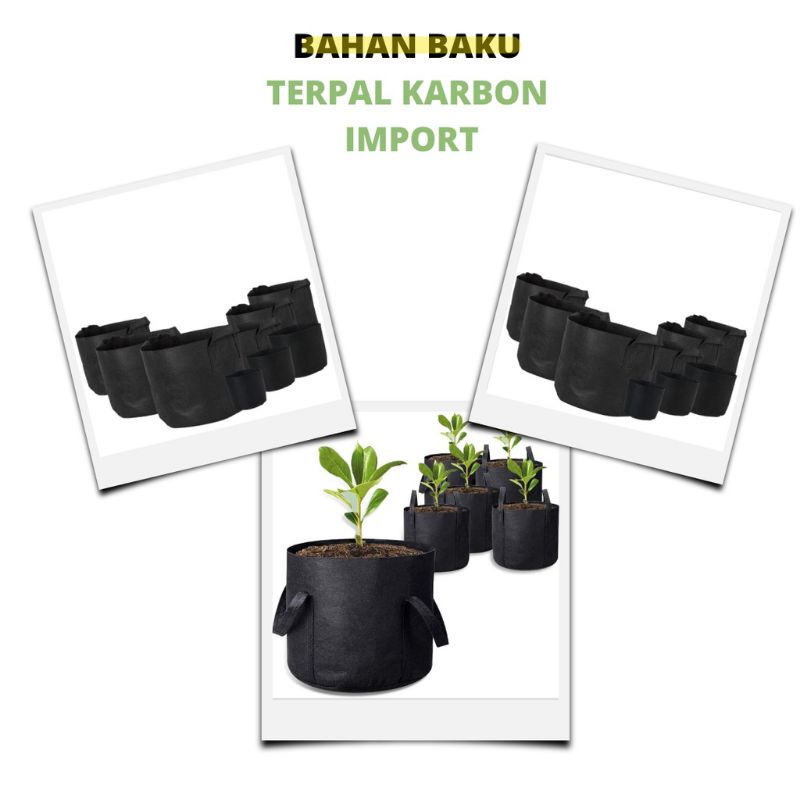 Planter Bag 35 Liter Hitam