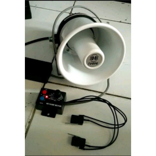 Modul sirene patwal 12suara double tone plus toa Narae 20watt mobil dan motor.