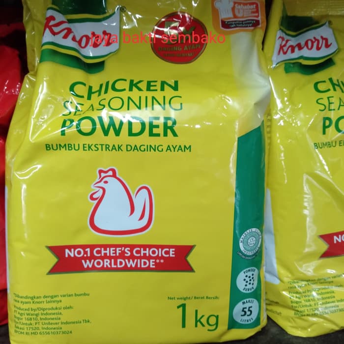 

PRODUK TERBAIK - KNORR AYAM/KNORR CHIKEN SEASONING POWDER REFIL 1KG