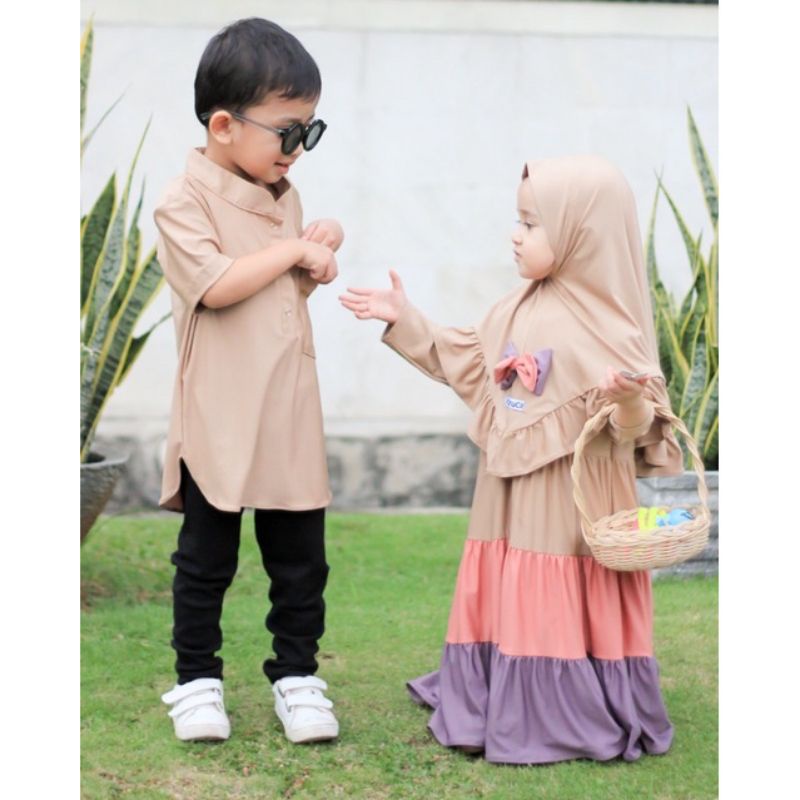 GAMIS ANAK PEREMPUAN GAMIS CANDA LAPIS MANIS TERBARU