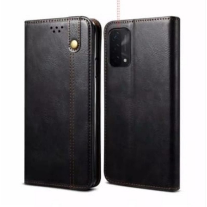 COVER CASE KULIT OPPO OPPO A74 LEATHER COVER KULIT ORIGINAL