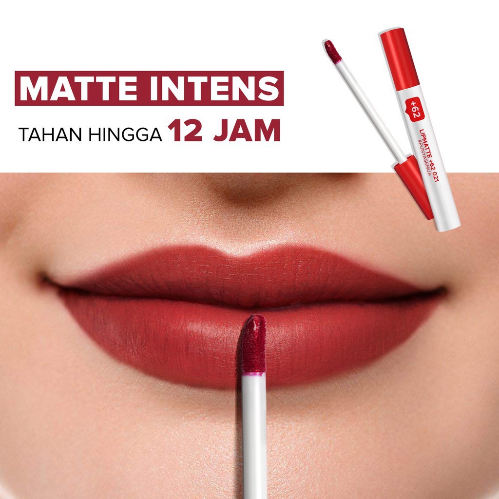 Madame Gie Lip Matte +62 - Make Up Lipstick | Lip Cream