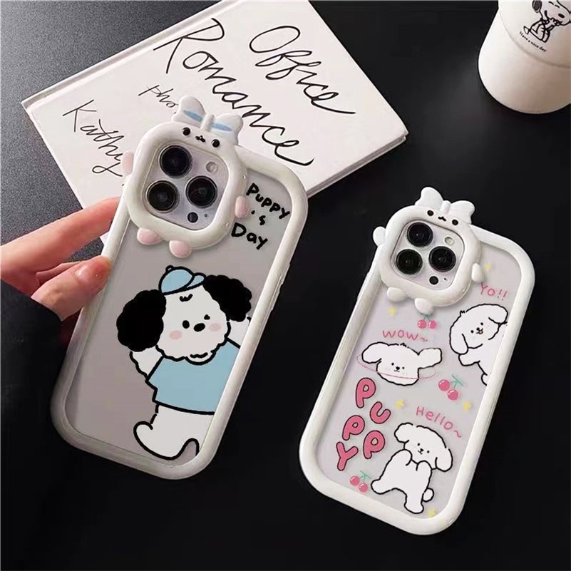 Casing Silikon compatible for Iphone 14 13 12 11 Pro Max X Xr Xs Max Se 2020 Iphone 6 6s 7 8 Plus + Airbag Lens Shockproof Phone Case Milk White Bunga Hollow Lattice Hollow Handphone Murah Hard Case Anti-fall Soft Silicone Protective Case Casing