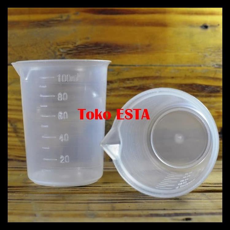 Best Seller Beaker Plastik Gelas Ukur Tabung Ukur 100 Ml Terlaris Shopee Indonesia
