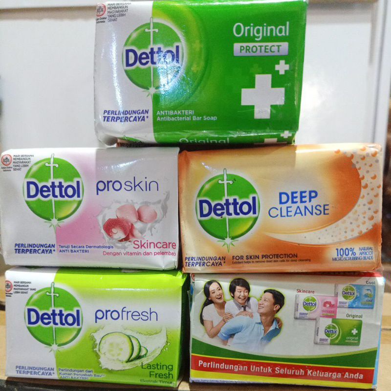 Dettol Batang 65gr isi 5pcs