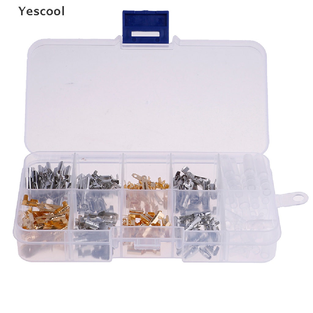 Yes 150pcs Skun Spade Male Female Untuk Sambungan Kabel Wiring Mobil