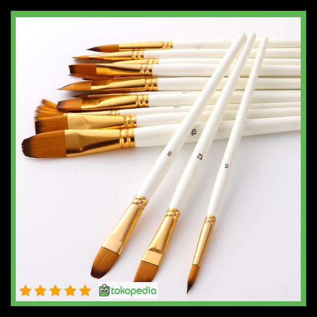 

Special Price 15Pcsset Brush Bulu Nilon Untuk Melukis Cat
