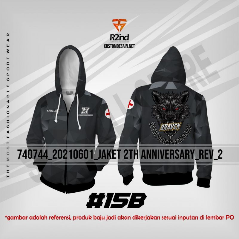 JAKET BRAVEN TNI JERSEY PRINTING MILITER BISA CUSTOM