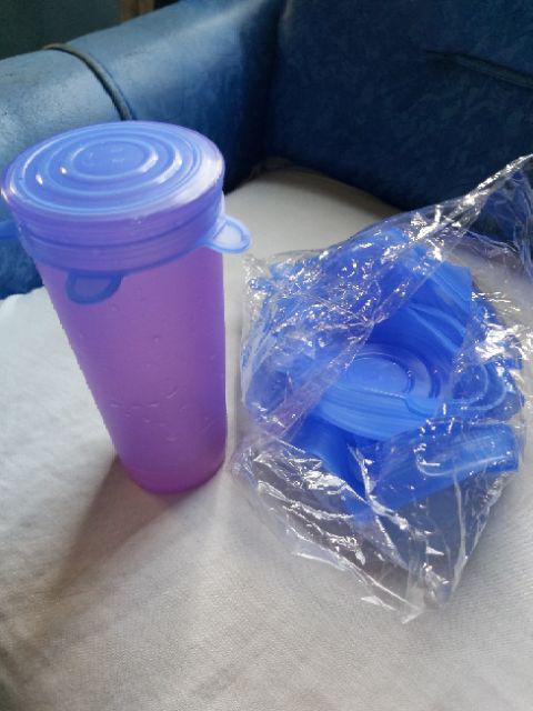 6pcs Penutup Mangkuk / Wadah Makanan Dengan Bahan Silikon Elastis Dapat Digunakan Kembali